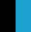 Black / Powder Blue